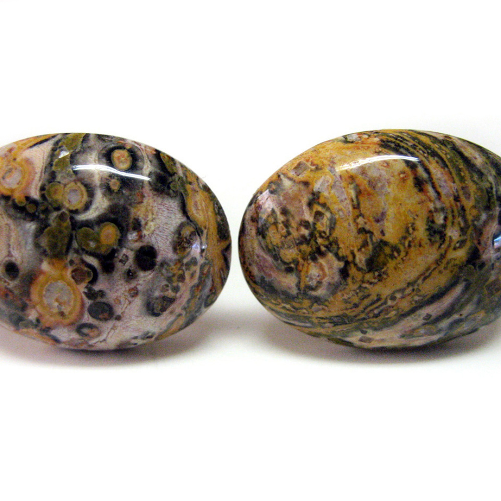 Leopard Skin Jasper Cufflinks